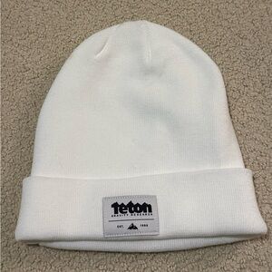 Teton Gravity Research White Beanie